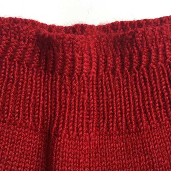 Handmade Sweater Pants jogger style Size M Knit has a little stretch High Waist - Picture 5 of 7